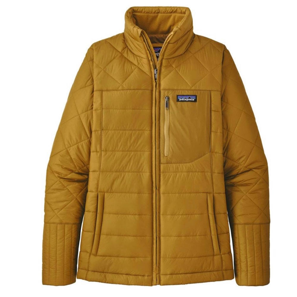 NWOT Patagonia radalie puffer in buckwheat gold
